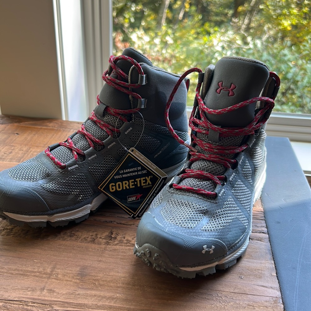Womens Under Armour hiking boots.